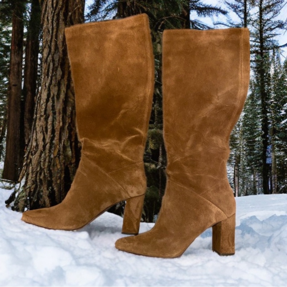 Banana republic real suede boots